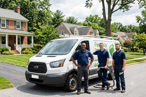 professional cleaning team